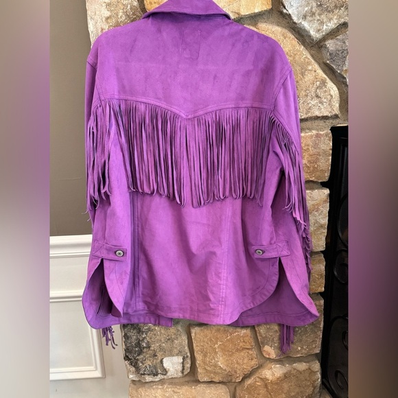 We The Free Purple Fringe Jacket - Picture 7 of 8
